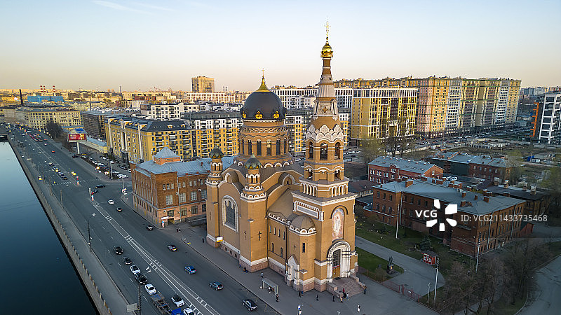 圣彼得堡基督复活教堂图片素材