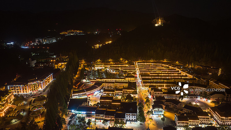 茨坪夜色图片素材