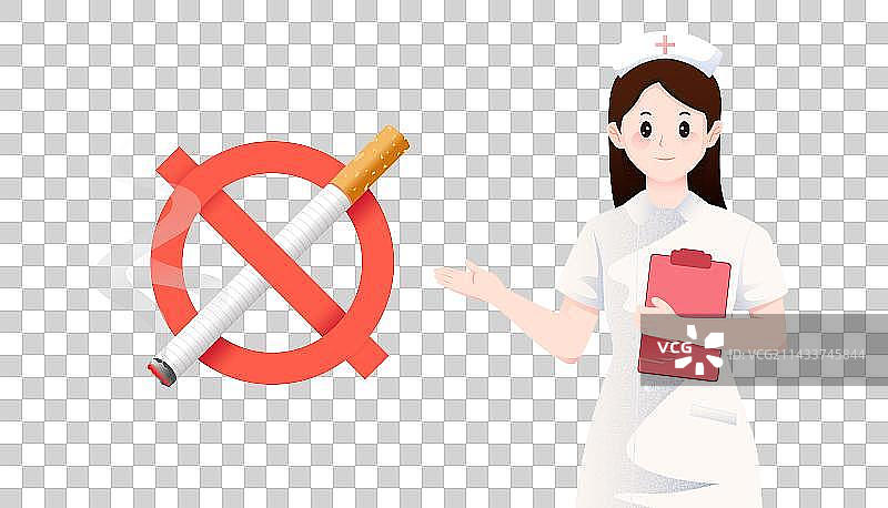 世界无烟日医生建议戒烟图片素材