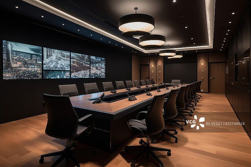 商务会议室图片素材