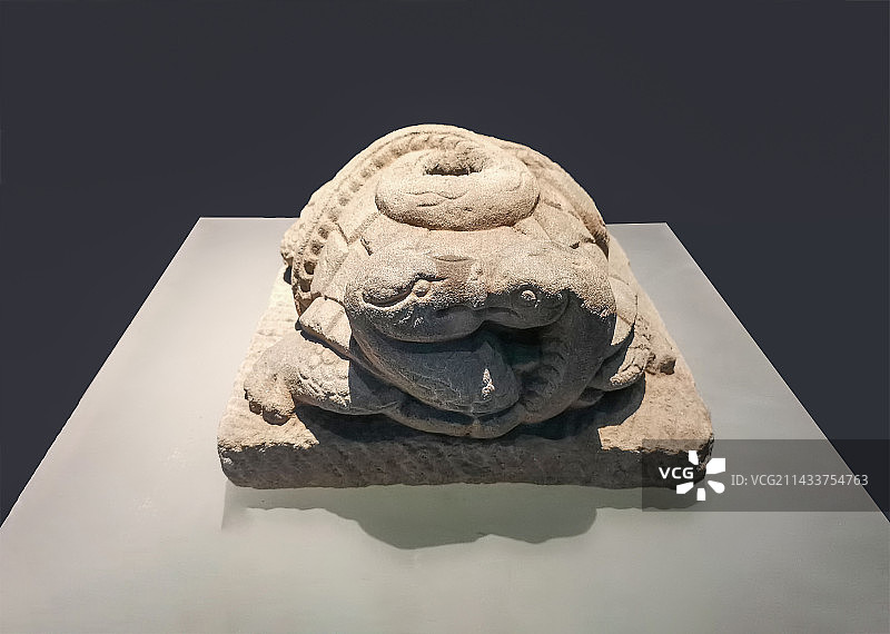 四川博物院馆藏文物 东汉 玄武插座 雅安 沙溪村点将台出土图片素材