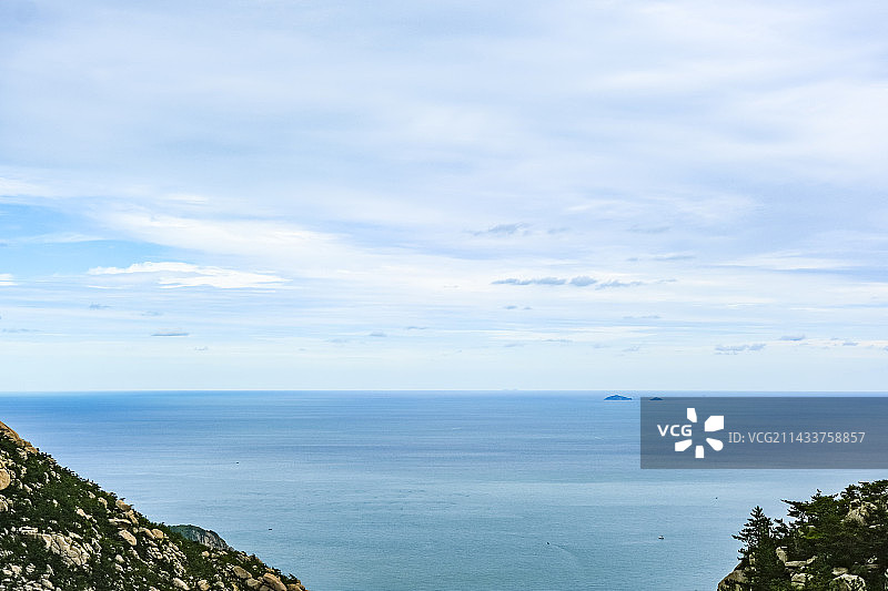 山东青岛崂山风景区景色图片素材