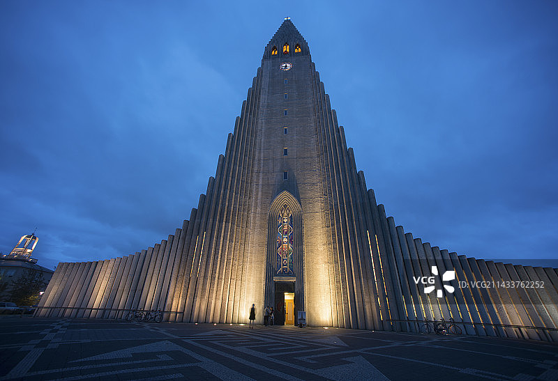 冰岛雷克雅未克哈尔格林姆斯教堂图片素材