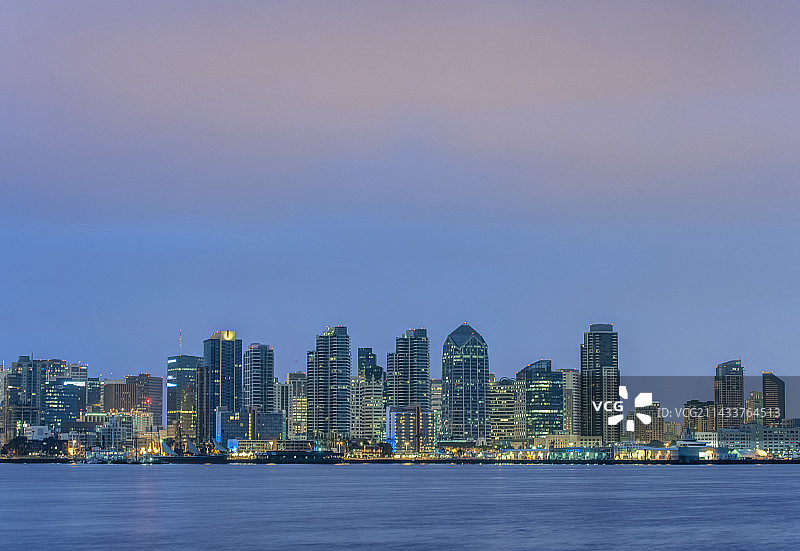 圣地亚哥天际线图片素材