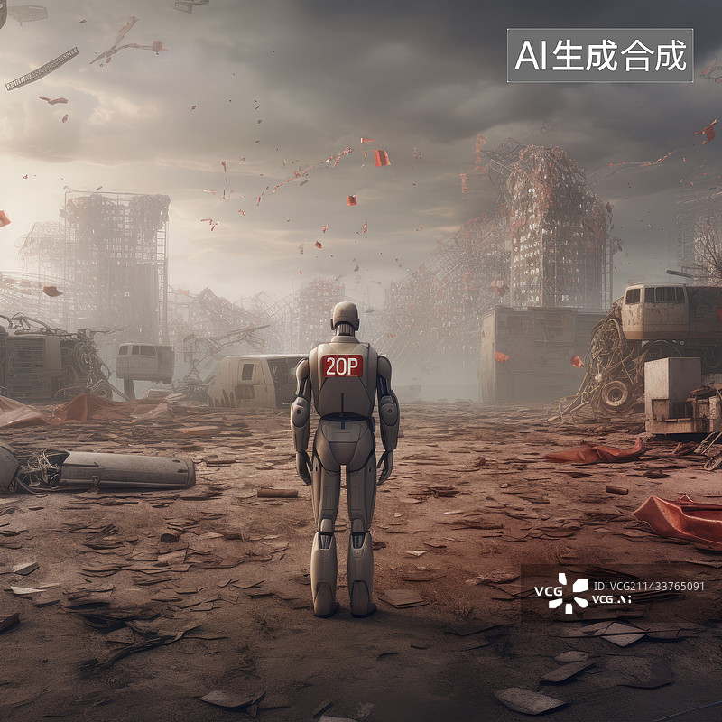 【AI数字艺术】机器人与AI的世界图片素材