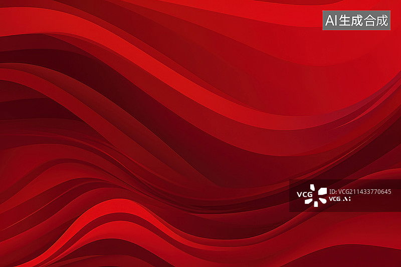 【AI数字艺术】3D抽象红色背景图片素材