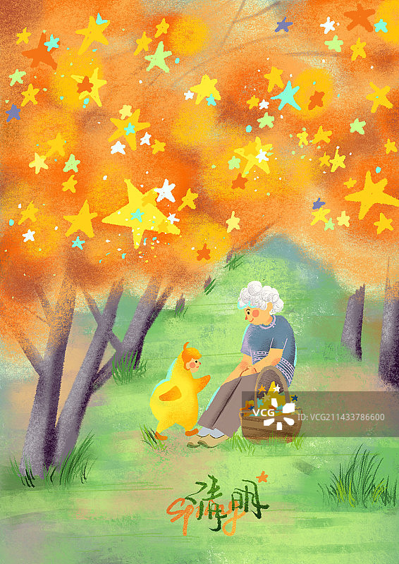 二十四节气-清明图片素材