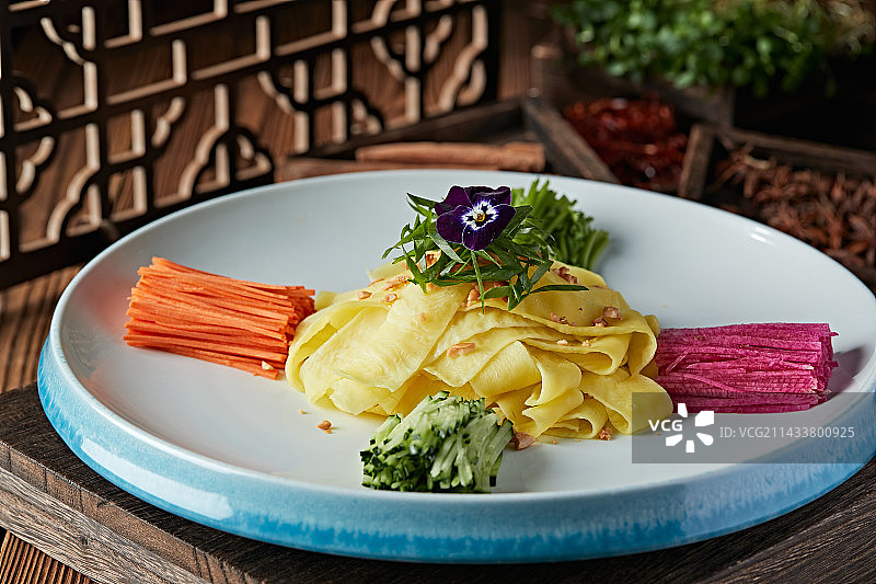 山西大同黄面大拉皮图片素材