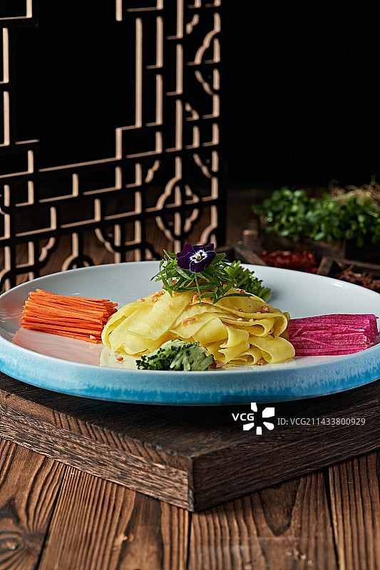 山西大同黄面大拉皮图片素材