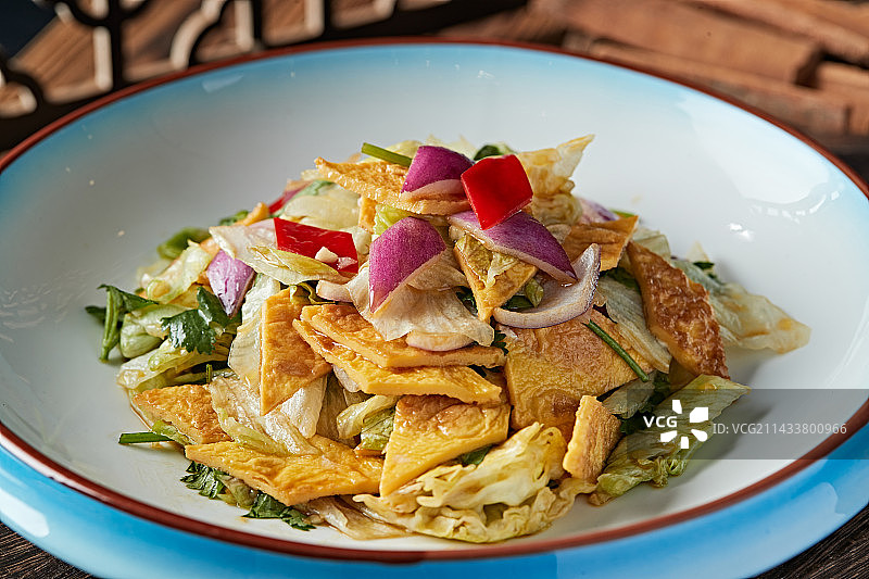 时蔬凉拌粉饹馇图片素材