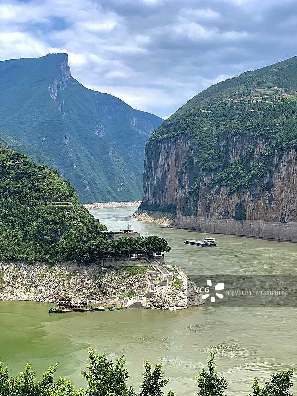 瞿塘峡夔门图片素材