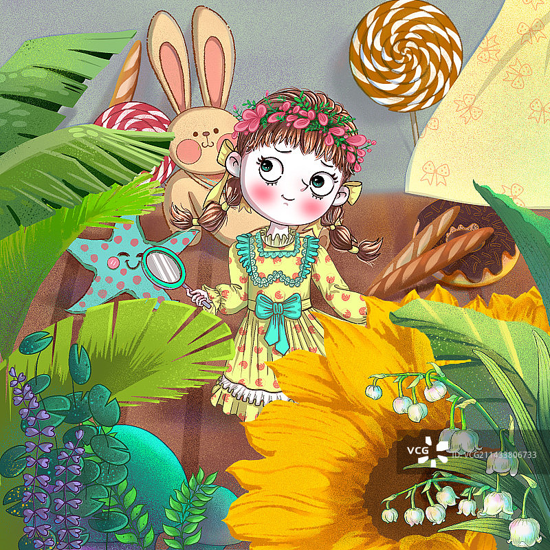 小小生物研究员图片素材