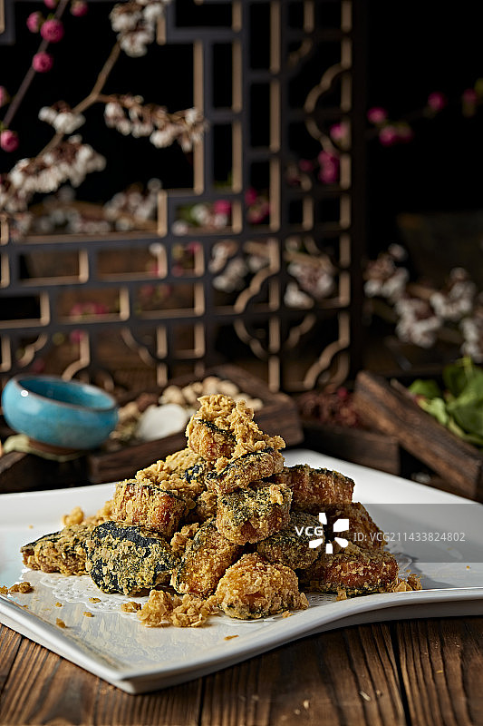 咸蛋黄焗南瓜图片素材