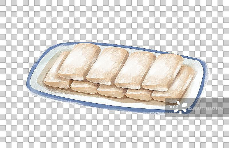 年糕插画元素图片素材