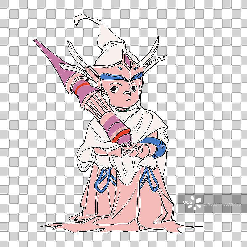 Q版托塔李天王图片素材