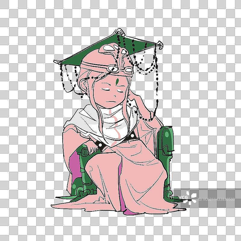 Q版玉皇大帝图片素材