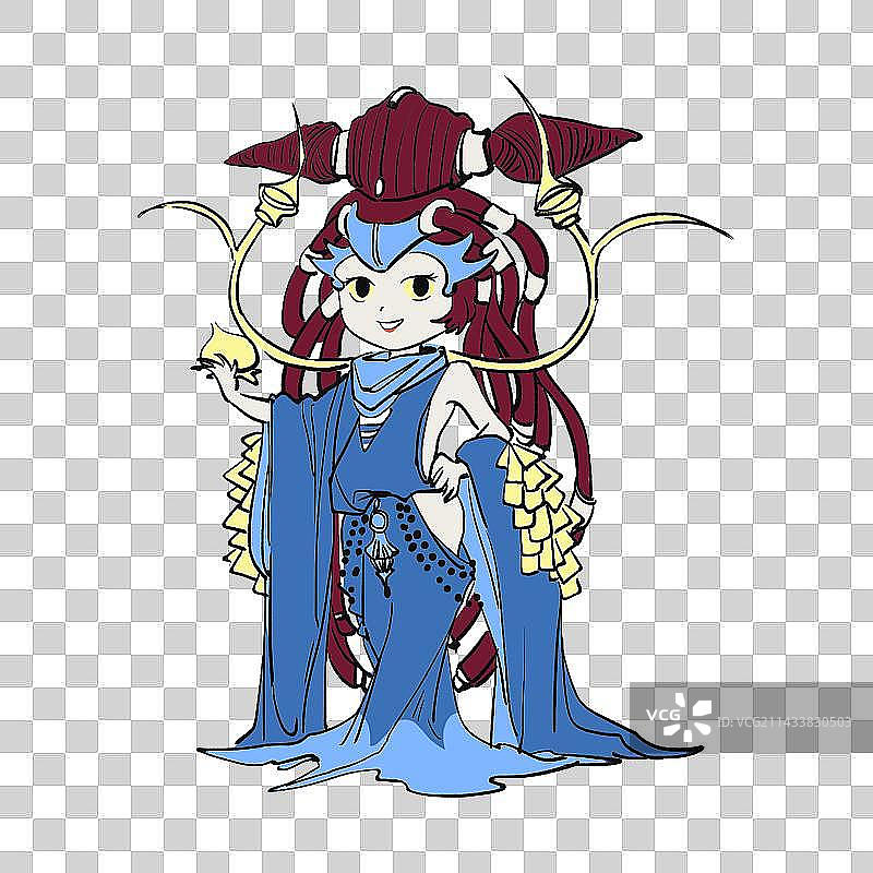 Q版皇母娘娘图片素材