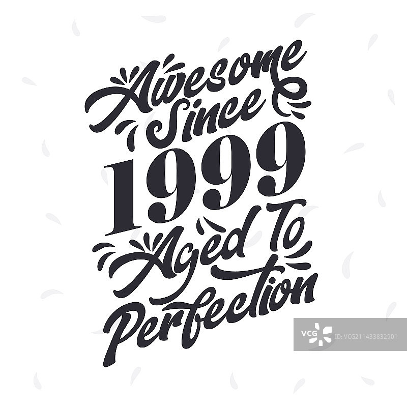 1999年复古生日图片素材