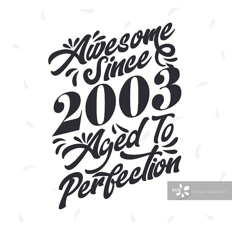 2003年生日复古纪念图片素材