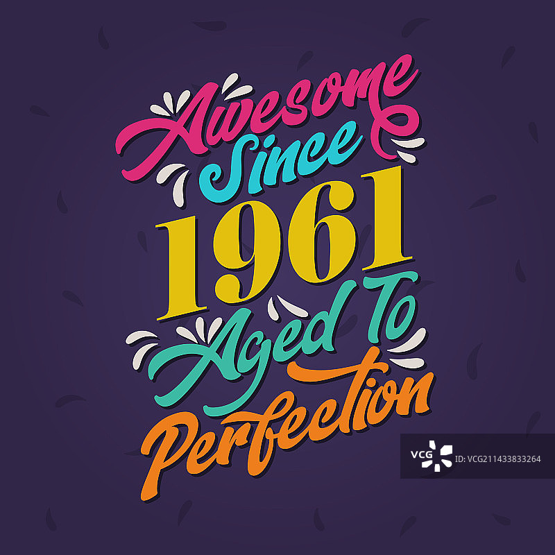 1961年以来，完美图片素材