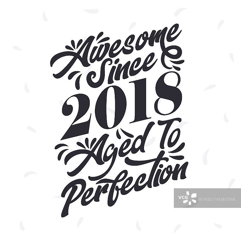 2018年复古生日图片素材