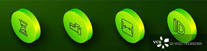 2.5D线条旧沙漏与沙子图片素材