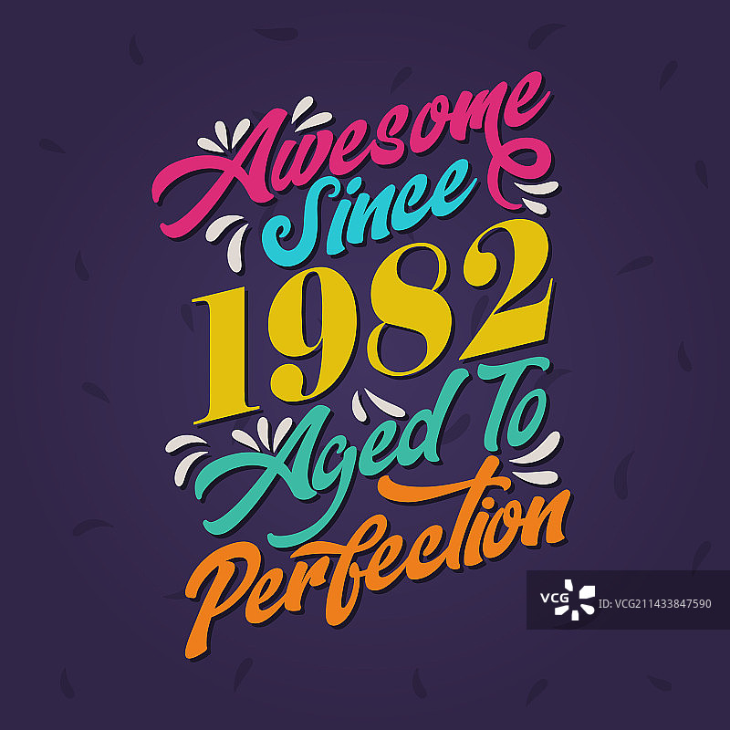 1982年以来臻于完美图片素材