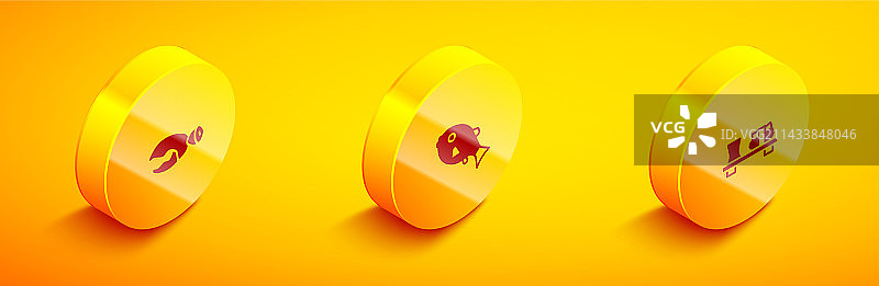 2.5D 龙虾 蟹钳 热带鱼图片素材