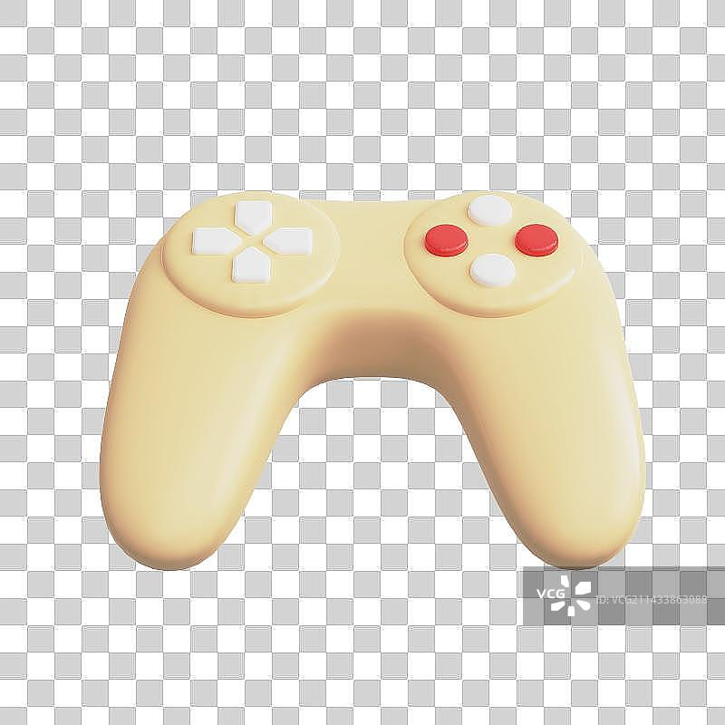 游戏手柄三维插画图片素材
