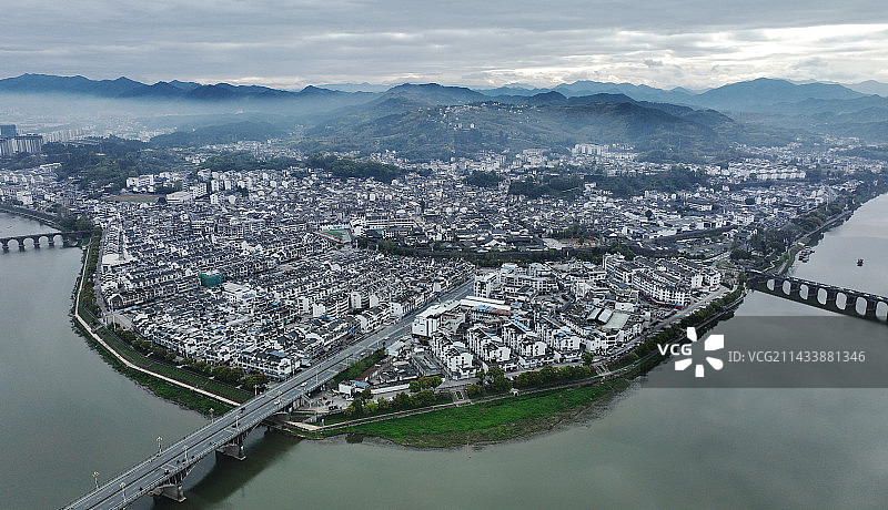 徽州古城图片素材