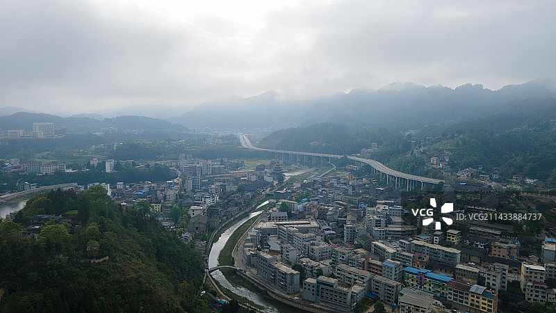 《古城云海景色美》图片素材