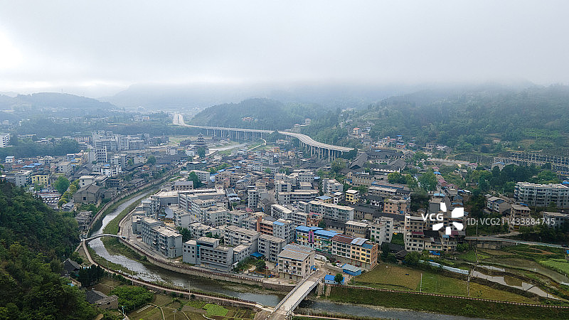 《古城云海景色美》图片素材