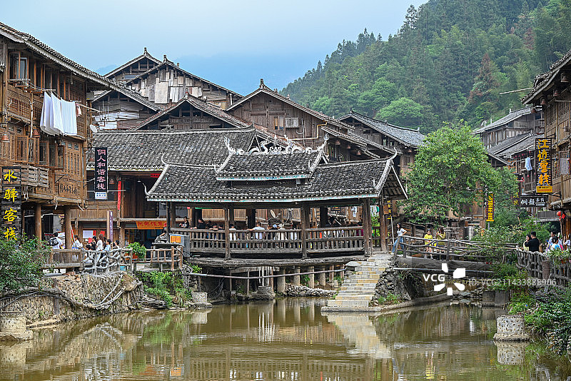 贵州省肇兴侗寨建筑图片素材