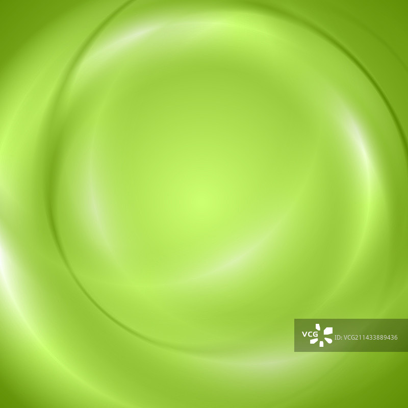 抽象绿色闪亮波浪设计图片素材