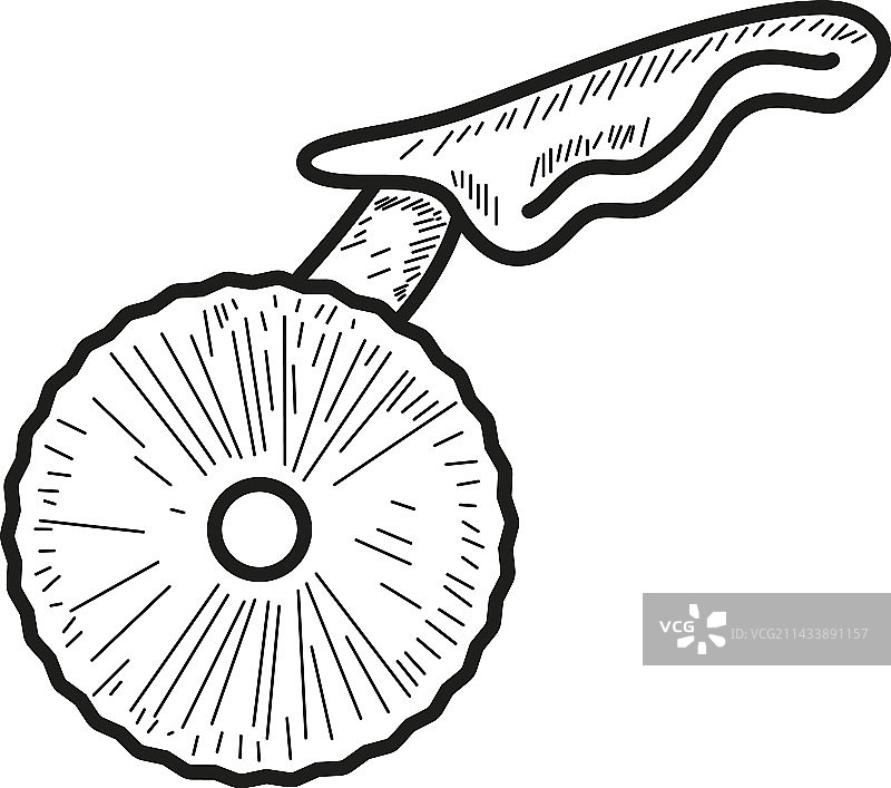 披萨刀图标图片素材