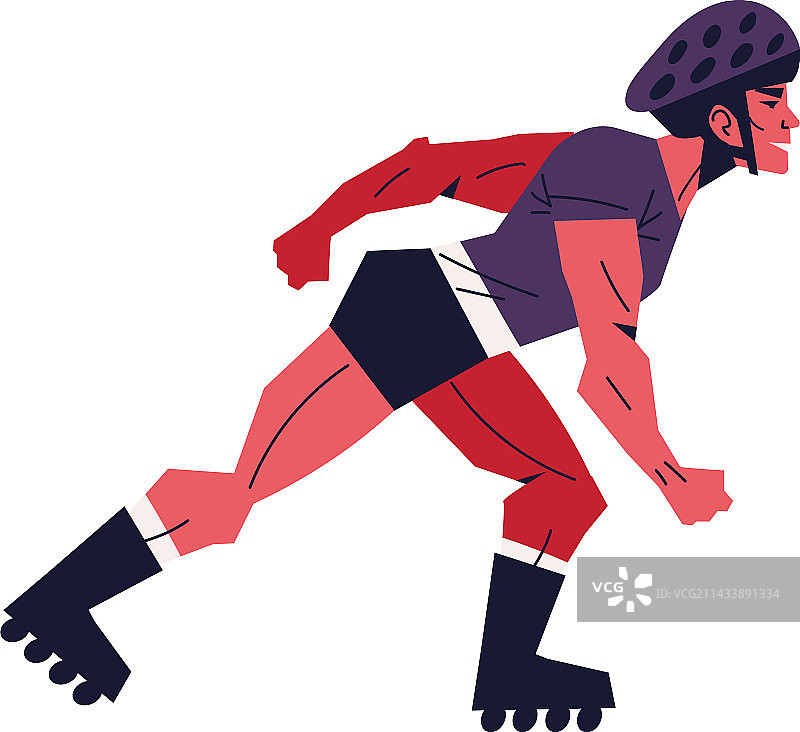 滑冰的男人图片素材