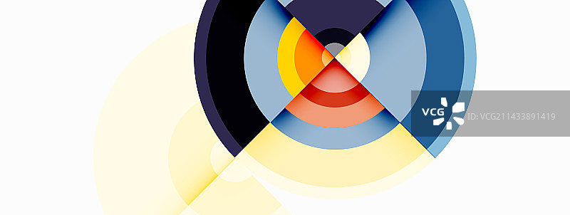 带阴影的圆圈时髦的最小几何图片素材