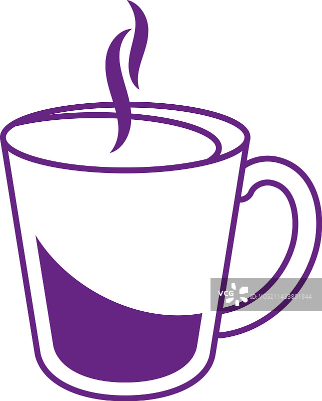 冒蒸汽的咖啡杯图片素材