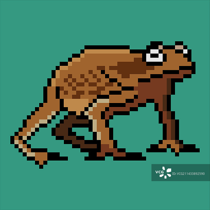 像素风青蛙图片素材