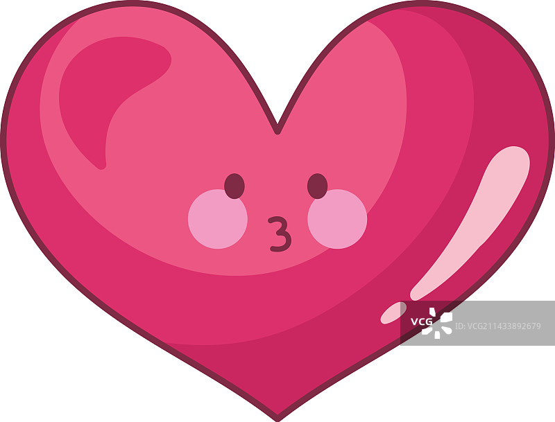 浪漫卡通爱心图案图片素材