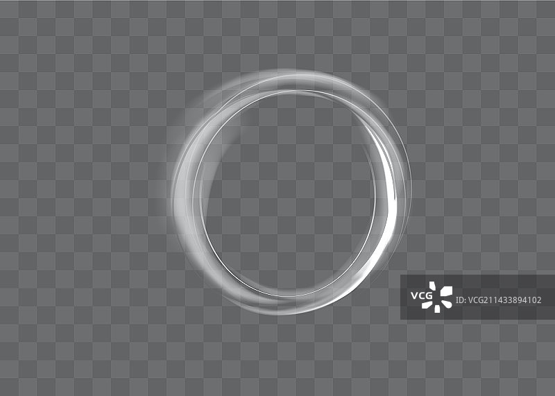 白色光效曲线图片素材