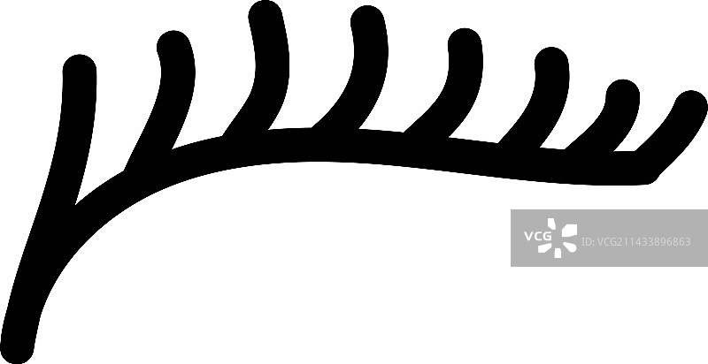 睫毛Logo图标设计模板图片素材