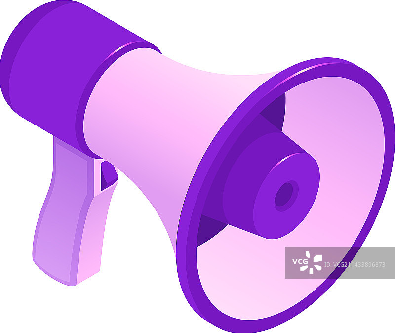 扬声器2.5D图标图片素材