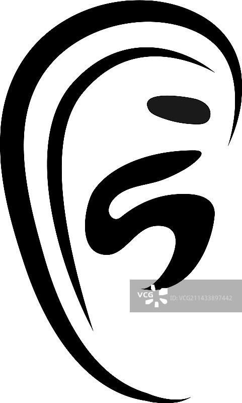 耳朵图标图片素材