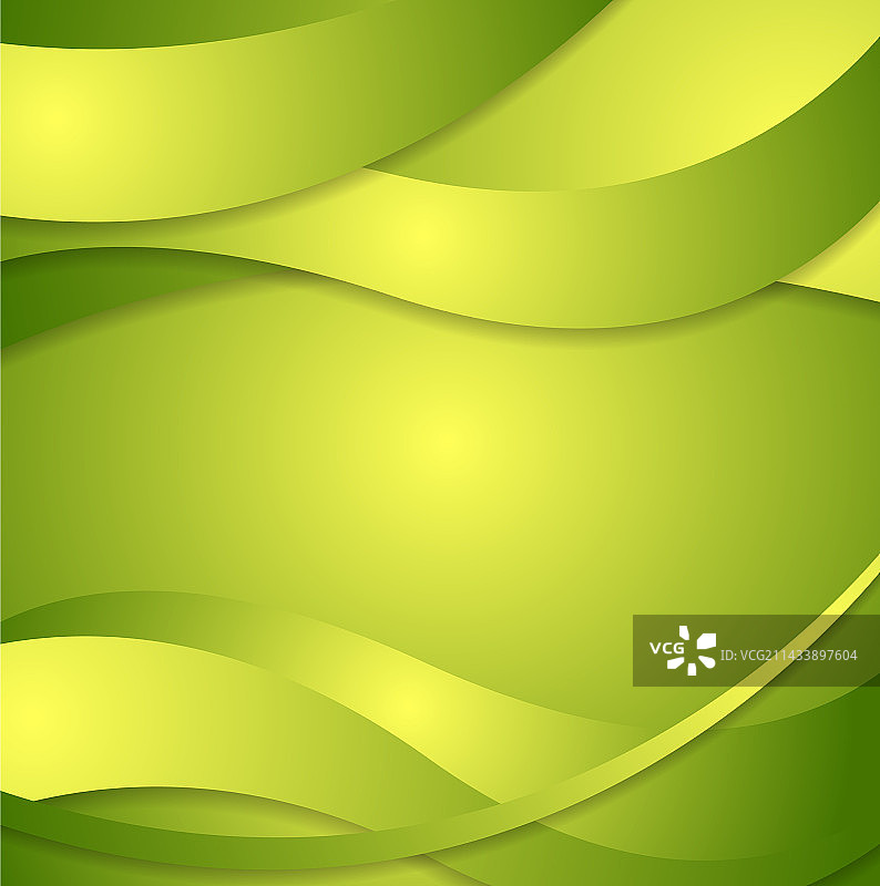 抽象的企业绿色波浪背景图片素材