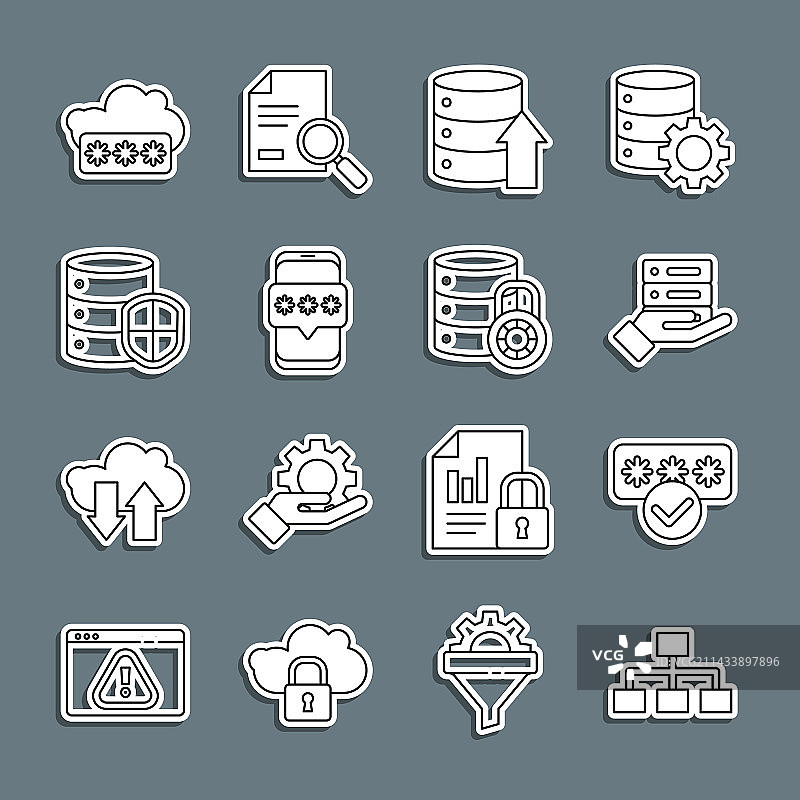 层级结构图密码图标图片素材