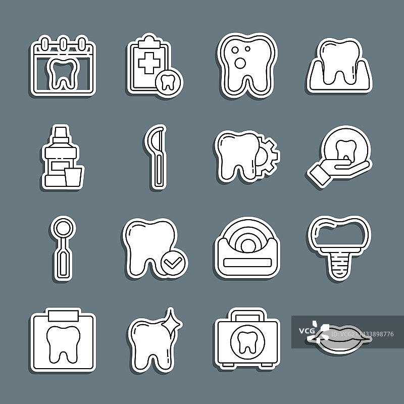 微笑的嘴唇牙科种植牙图片素材