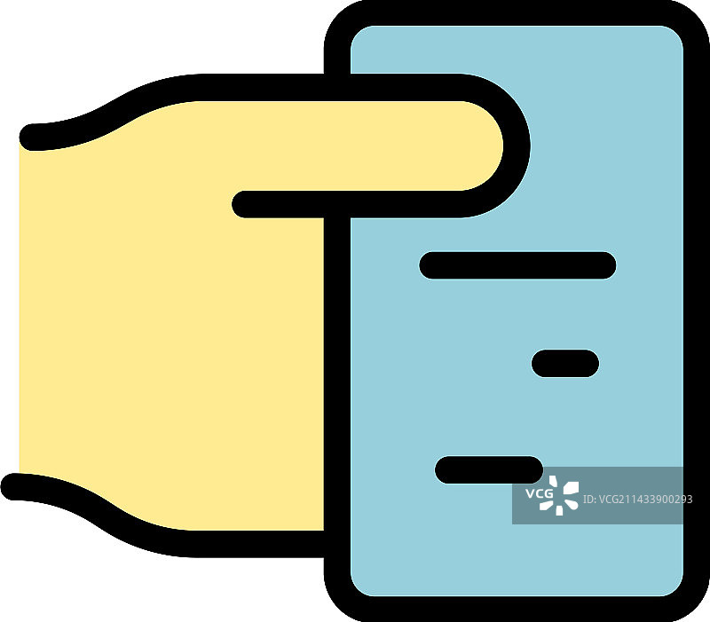 使用智能手机图标（扁平风格）图片素材