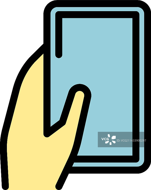 扁平风格的手机图标图片素材