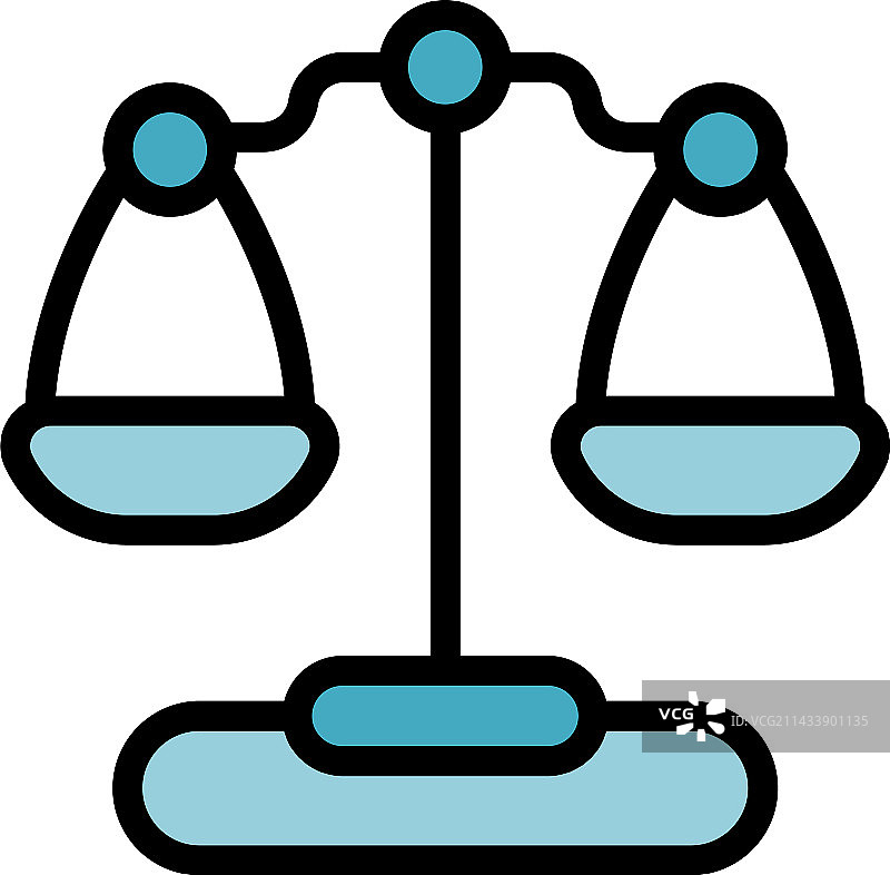 无障碍平衡图标（扁平风格）图片素材